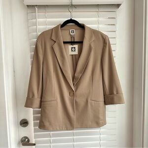 Anne Klein Single-Button Blazer Jacket